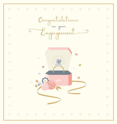 Congratulations Engagement Card - Lemon And Lavender Toronto