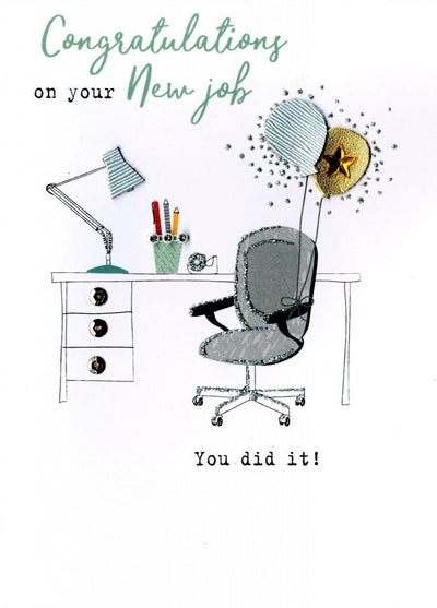 Congratulations on your New Job, You did it! Card - Lemon And Lavender Toronto