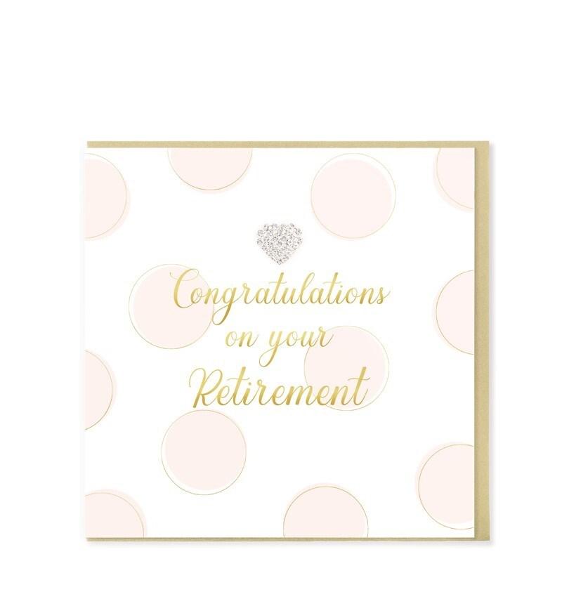 Congratulations on your Retirement Card - Lemon And Lavender Toronto