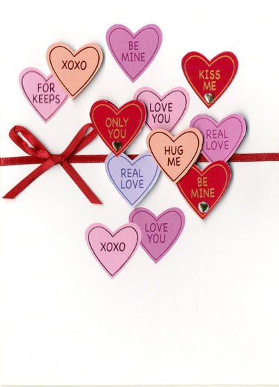 Conversation Hearts Valentine Cards - Lemon And Lavender Toronto