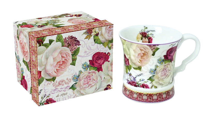 Country Roses Mug In a Gift Box - Lemon And Lavender Toronto