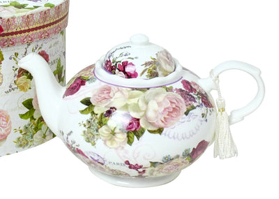 Country Roses Tea Pot in a Box - Lemon And Lavender Toronto