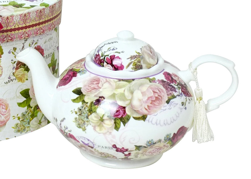 Country Roses Tea Pot in a Box - Lemon And Lavender Toronto