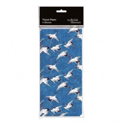 Cranes In Flight Tissue Paper - Lemon And Lavender Toronto