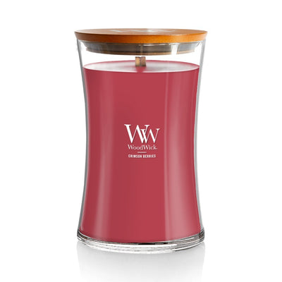 Crimson Berries - Large Hourglass Woodwick Candle - Lemon And Lavender Toronto