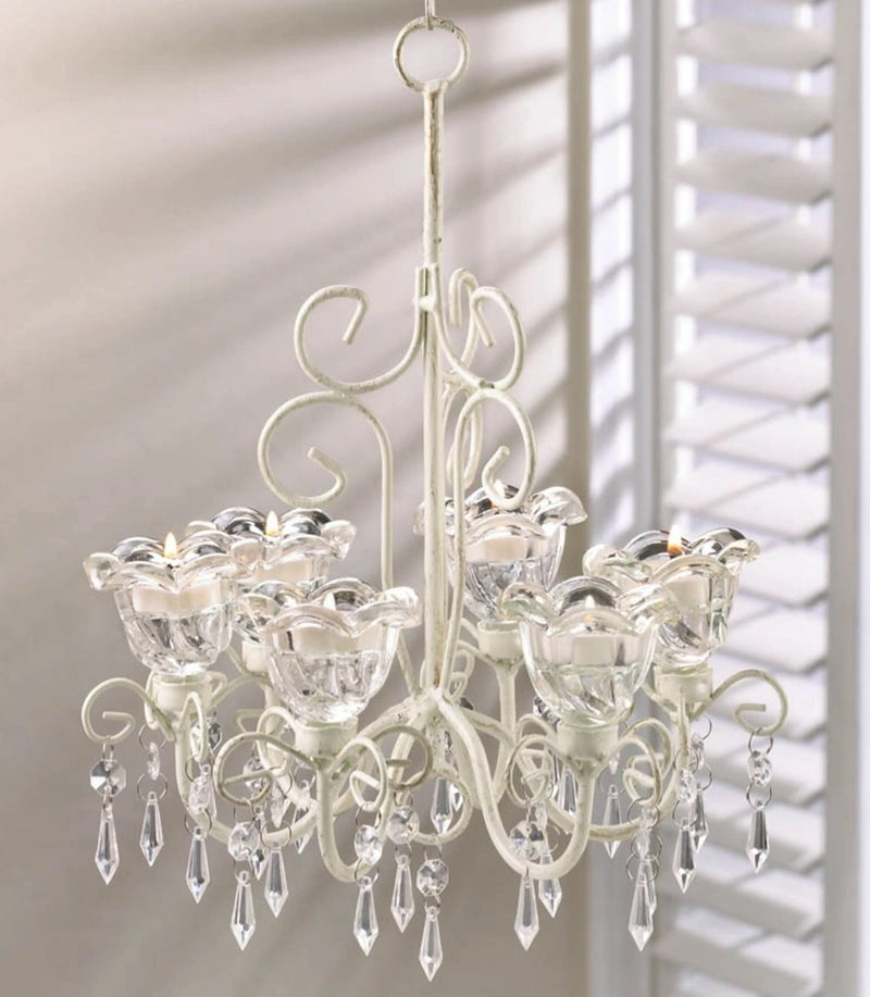 Crystal Candle Chandelier - Lemon And Lavender Toronto