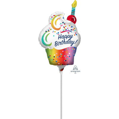 Cupcake Birthday Balloon - Lemon And Lavender Toronto