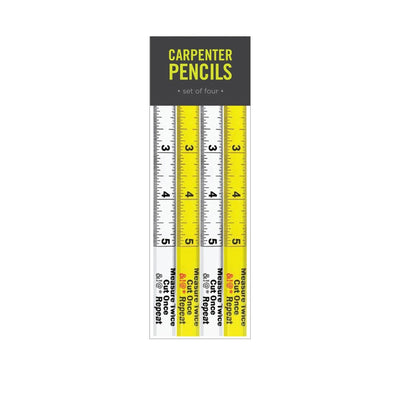 Cut Once - Set of 4 Carpenter Pencils - Lemon And Lavender Toronto