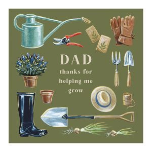 Dad Helping me Grow Father's Day Card - Lemon And Lavender Toronto