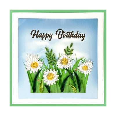 Daisies Quilling Card - Lemon And Lavender Toronto