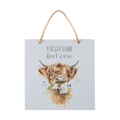 Daisy Coo Cow Wooden Plaque - Lemon And Lavender Toronto