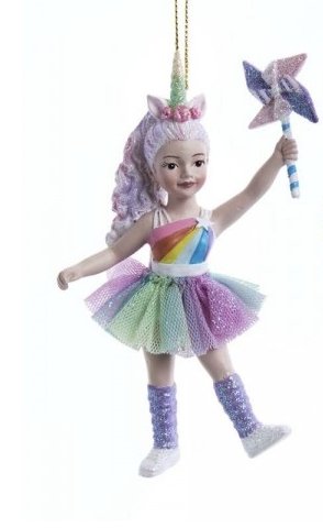 DANCING UNICORN GIRL ORN - Lemon And Lavender Toronto