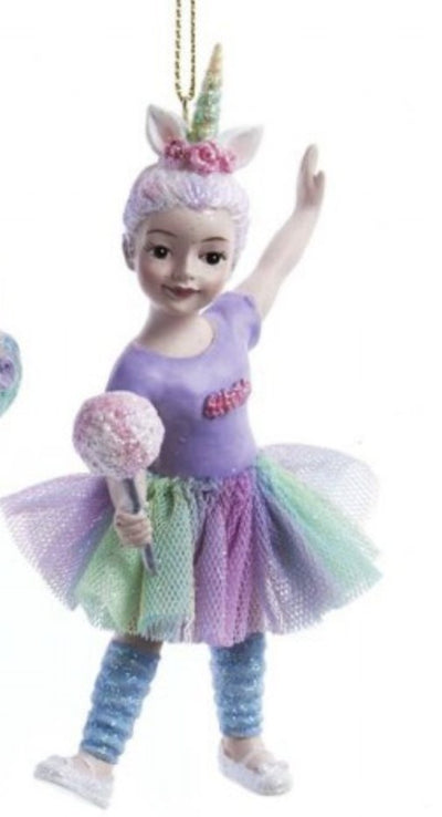 DANCING UNICORN GIRL ORN - Lemon And Lavender Toronto