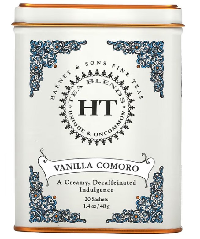 Decaf Vanilla Comoro 20 Sachet - Harney & Sons - Lemon And Lavender Toronto