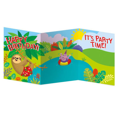 DECORATE YOUR OWN: PARTY ANIMALS CARD - Lemon And Lavender Toronto