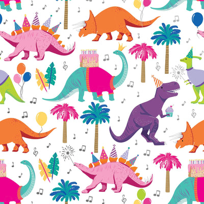 Dino Party Gift Wrap Roll - Lemon And Lavender Toronto