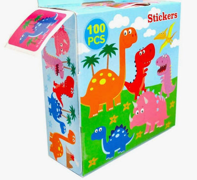 Dinosaur Stickers 100 Stickers/Dispenser - Lemon And Lavender Toronto