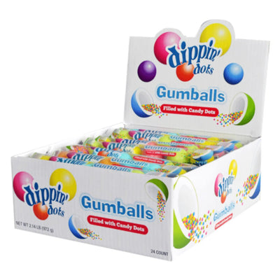 Dippin' Dots Filled Gumballs 6 Piece Tube - Lemon And Lavender Toronto