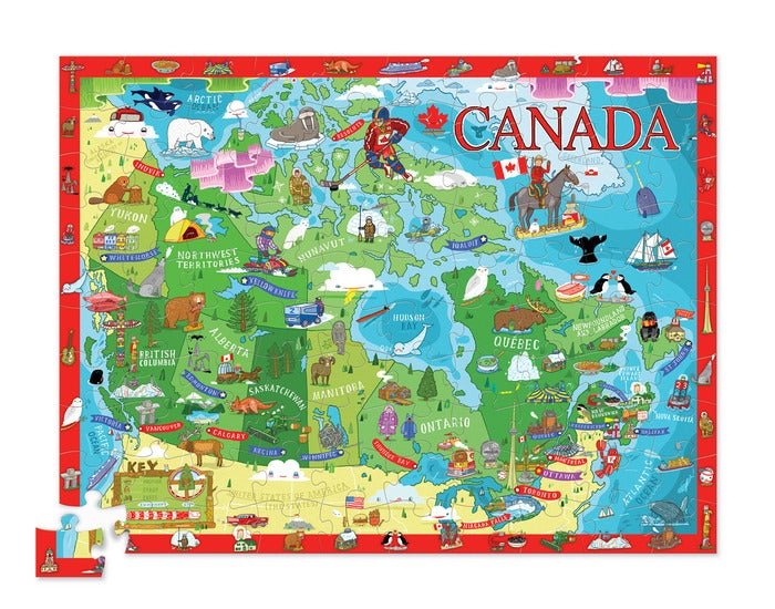 Discover Canada -100 pc Puzzle - Lemon And Lavender Toronto