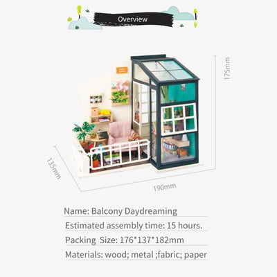 DIY Miniature Balcony Daydreaming - Lemon And Lavender Toronto