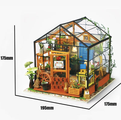 DIY Miniature Greenhouse with LED light - Lemon And Lavender Toronto