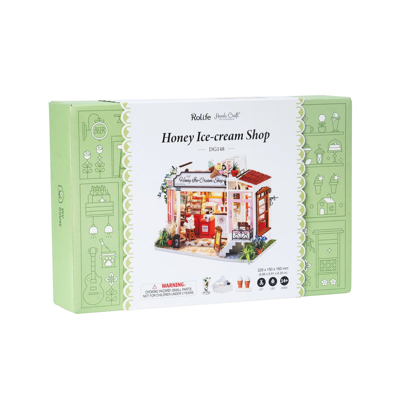 DIY Miniature House Kit: Honey Ice-Cream Shop - Lemon And Lavender Toronto