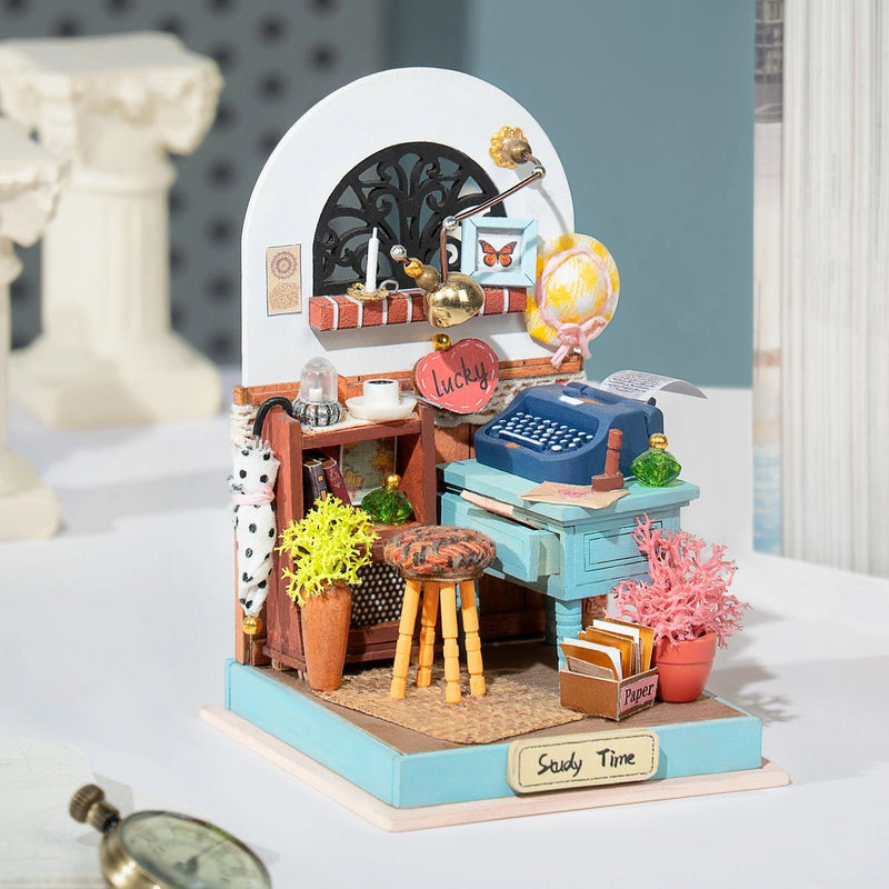 Diy Miniature House Kit: Record Mood (Study) - Lemon And Lavender Toronto