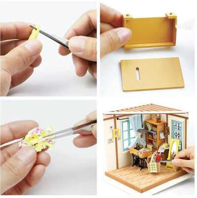 DIY Miniature with LED light- Tailor - Lemon And Lavender Toronto