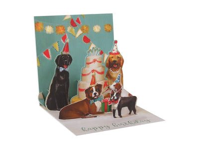 Dogs and Cake POP UP Card - Lemon And Lavender Toronto