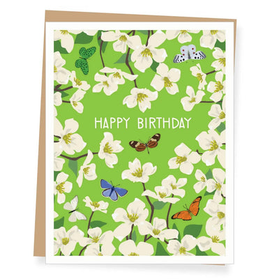 Dogwood Birthday Card - Lemon And Lavender Toronto