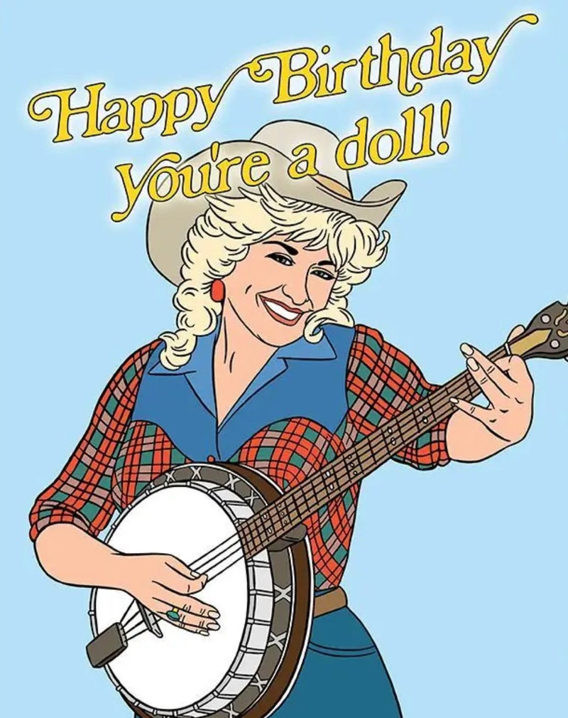 Dolly Parton Birthday Card - Lemon And Lavender Toronto