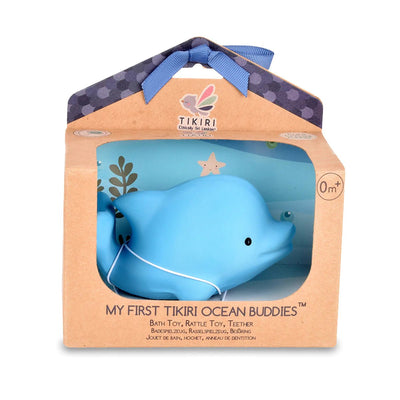 Dolphin Organic Natural Rubber Rattle, Teether & Bath Toy - Lemon And Lavender Toronto