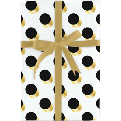 Dot and Stripe 5ft Gift Wrap Roll - Lemon And Lavender Toronto