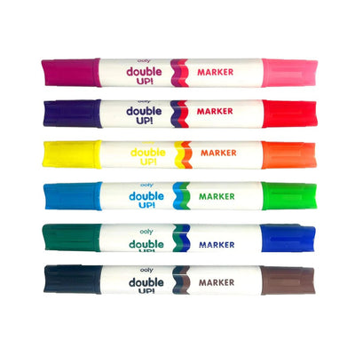 Double Up! Double-Ended Markers - Set of 6 - Lemon And Lavender Toronto