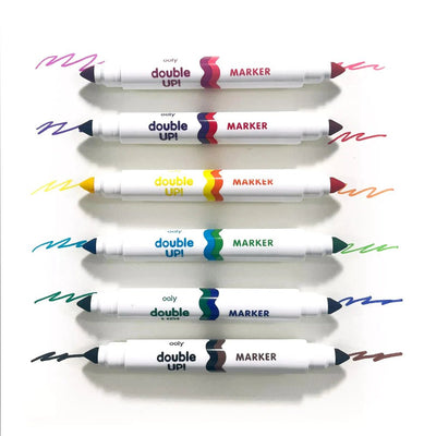 Double Up! Double-Ended Markers - Set of 6 - Lemon And Lavender Toronto