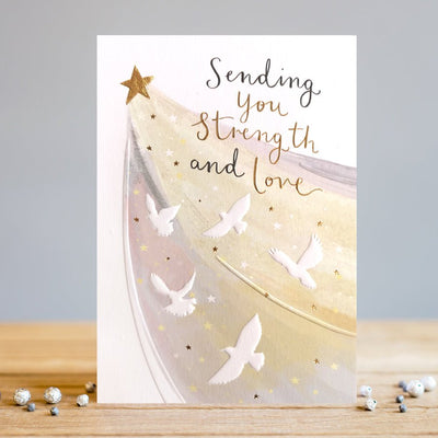 Doves Sympathy Card - Lemon And Lavender Toronto