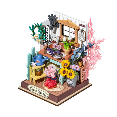 Dreaming Terrace - Diy Mini House Model Craft Kit - Lemon And Lavender Toronto