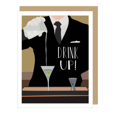 Drink Up Birthday Card - Lemon And Lavender Toronto