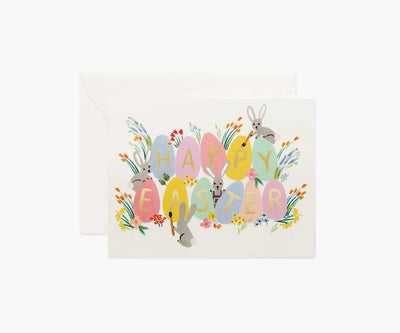 Easter Eggs Greeting Card - Lemon And Lavender Toronto