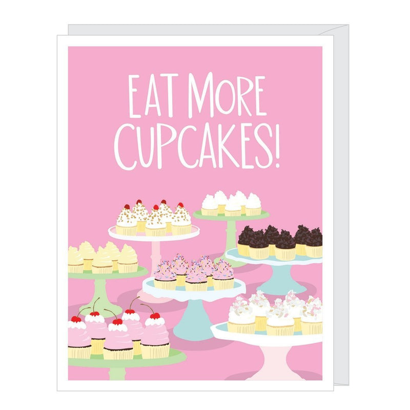 Eat More Cupcakes - Birthday Card - Lemon And Lavender Toronto