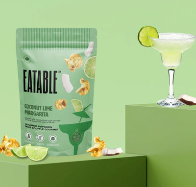 Eatable Gourmet Popcorn - Coconut Lime Margarita Pops - Caramel Popcorn - Lemon And Lavender Toronto