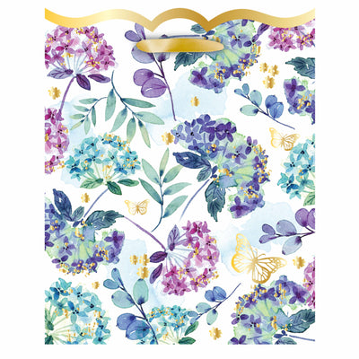 Elegant Hydrangea Small Gift Bag - Lemon And Lavender Toronto