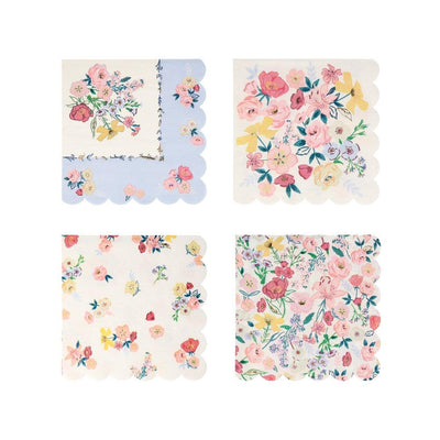 English Garden Cocktail Napkins - Lemon And Lavender Toronto