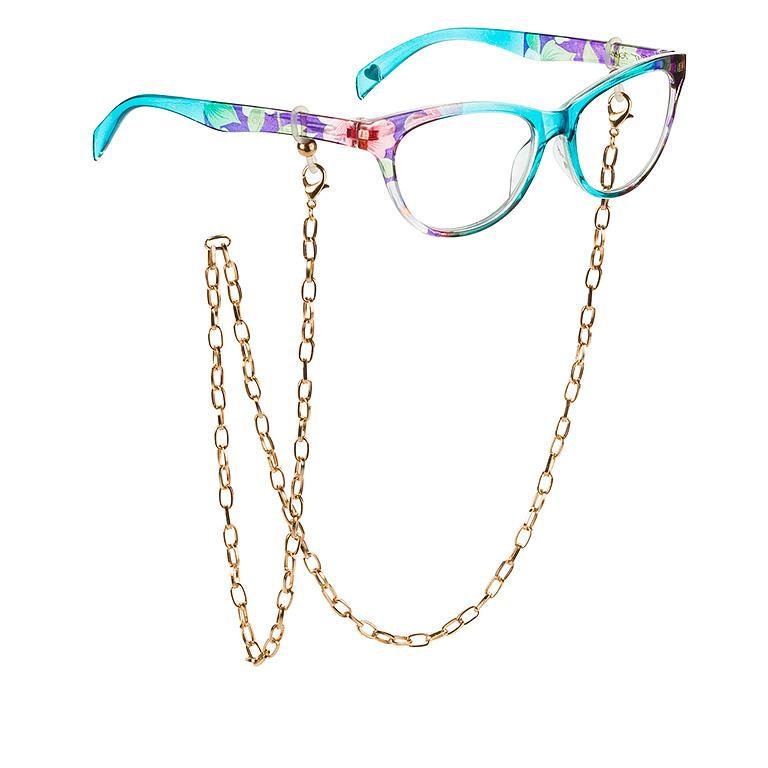 Eyeglass Holder OR Chain Mask - Lemon And Lavender Toronto