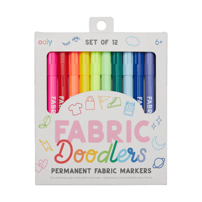 Fabric Doodlers Markers - Set of 12 - Lemon And Lavender Toronto