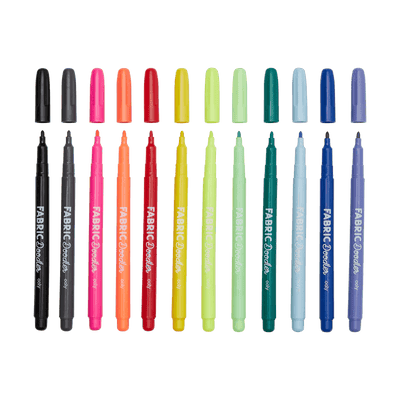 Fabric Doodlers Markers - Set of 12 - Lemon And Lavender Toronto