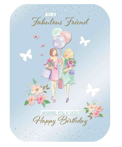 Fabulous Friend Birthday Card - Lemon And Lavender Toronto