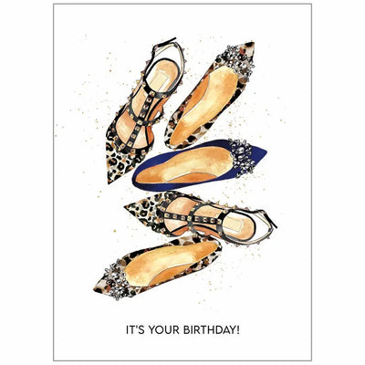 Fancy Shoes - Birthday Card - Lemon And Lavender Toronto