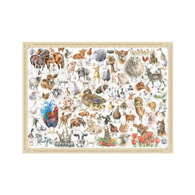 FARMYARD FRIENDS' JIGSAW PUZZLE - Lemon And Lavender Toronto