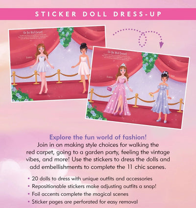 Fashion Sticker Doll Dress-Up Book - Lemon And Lavender Toronto